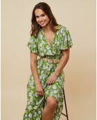 Robe Joséphine verte