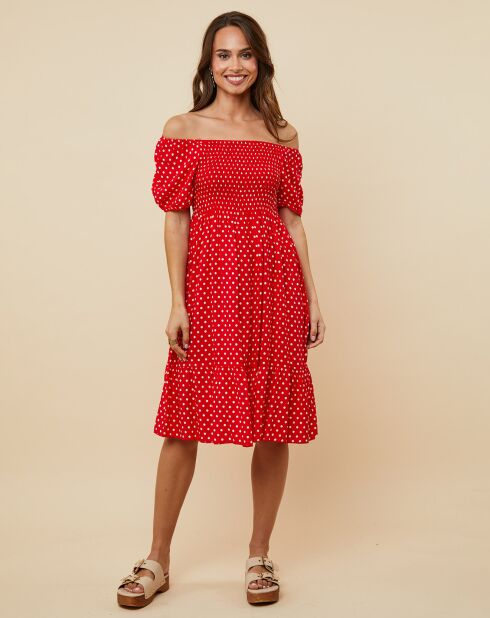 Robe Mathilde rouge