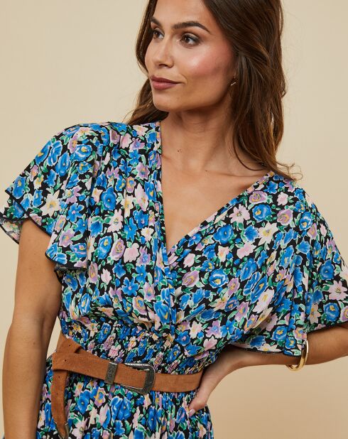 Robe Inès bleue