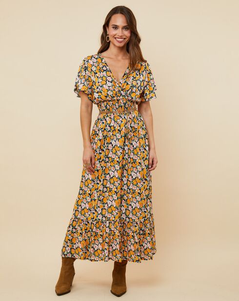 Robe Inès orange