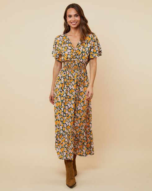 Robe Inès orange