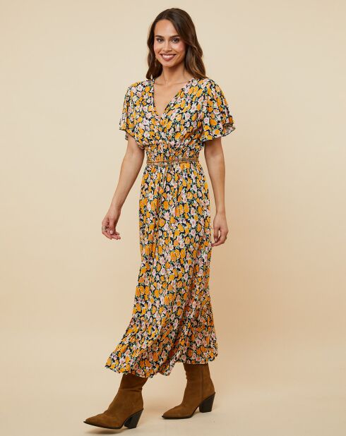 Robe Inès orange