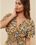 Robe Inès orange
