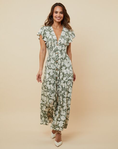 Robe Jennifer vert kaki