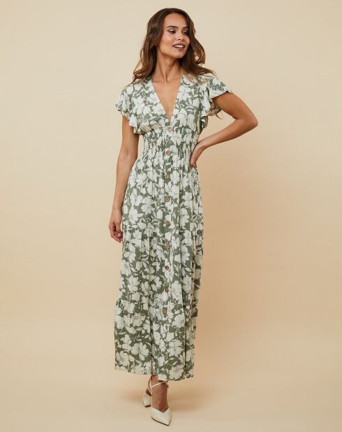 Robe Jennifer vert kaki