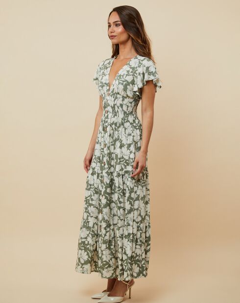 Robe Jennifer vert kaki