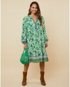 Robe Paulette verte