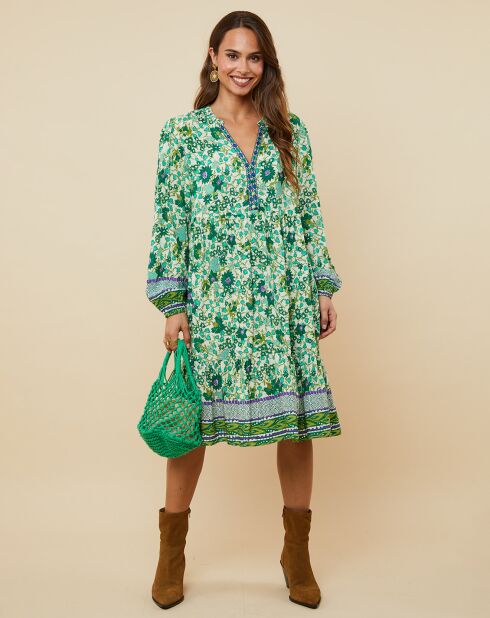 Robe Paulette verte