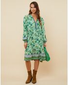 Robe Paulette verte