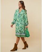 Robe Paulette verte