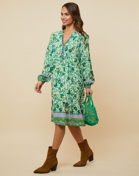 Robe Paulette verte