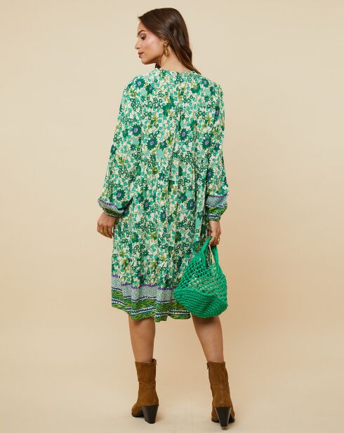 Robe Paulette verte