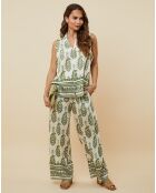 Ensemble Sarra vert kaki