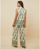 Ensemble Sarra vert kaki