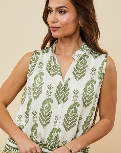 Sarra kaki groene set