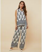 Ensemble Sarra bleu marine