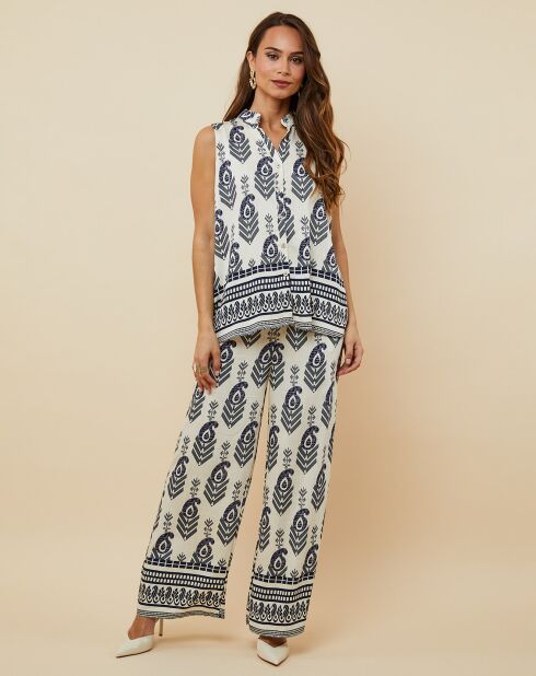 Ensemble Sarra bleu marine