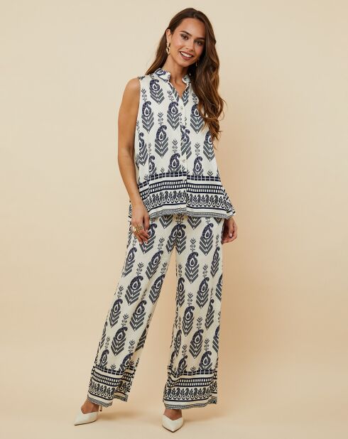 Ensemble Sarra bleu marine