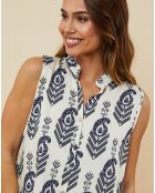 Ensemble Sarra bleu marine