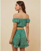 Combishort Paola vert kaki