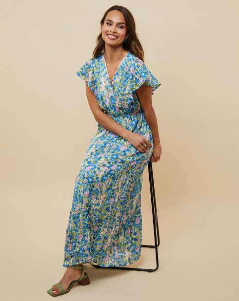 Robe Jessica bleu/violet