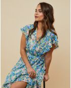 Robe Jessica bleu/violet