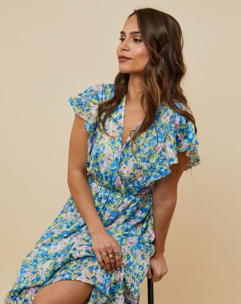 Robe Jessica bleu/violet