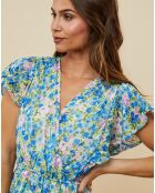 Robe Jessica bleu/violet