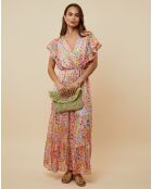 Robe Jessica fuchsia/orange
