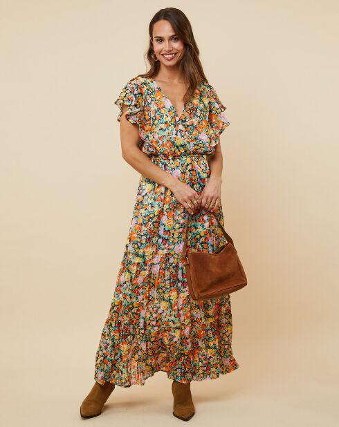 Robe Jessica noir/orange