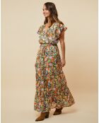 Robe Jessica noir/orange