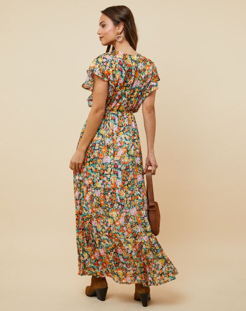 Robe Jessica noir/orange