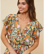 Robe Jessica noir/orange
