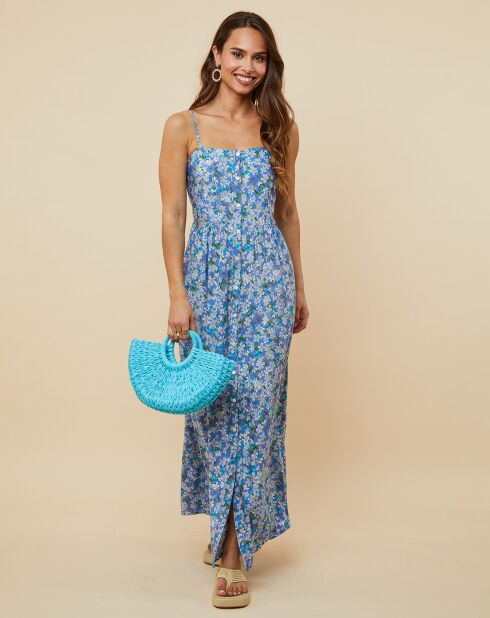 Robe Rebecca bleu indigo