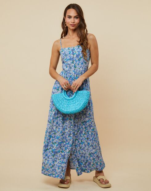 Robe Rebecca bleu indigo