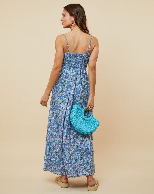 Robe Rebecca bleu indigo