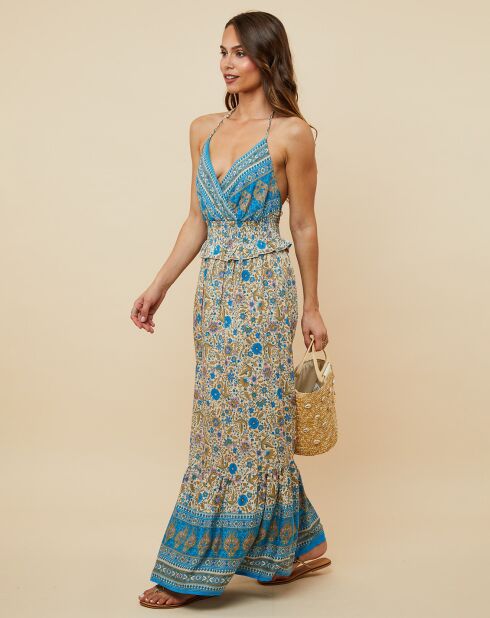 Robe Aurora bleu royal