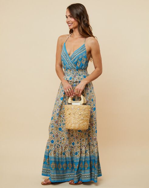 Robe Aurora bleu royal