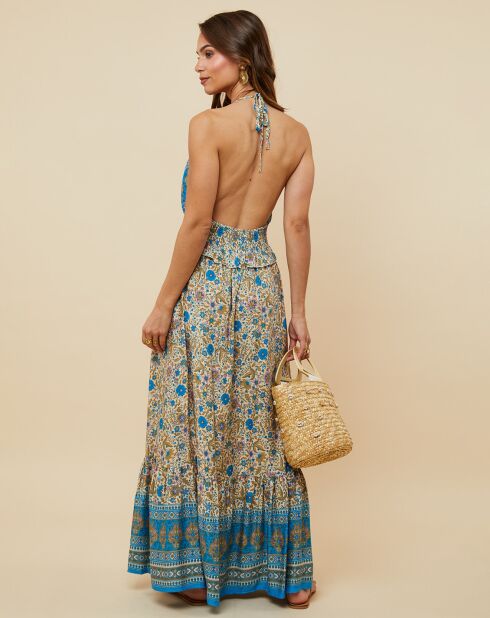 Robe Aurora bleu royal