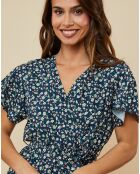 Robe Martha bleu marine