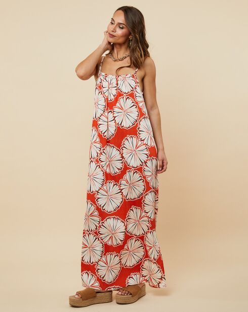 Robe Sylvie orange