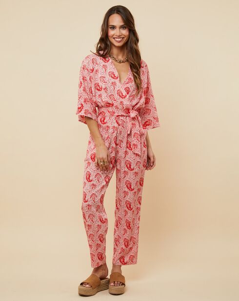 Combinaison Léa rouge