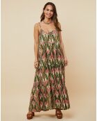 Robe Louane vert kaki
