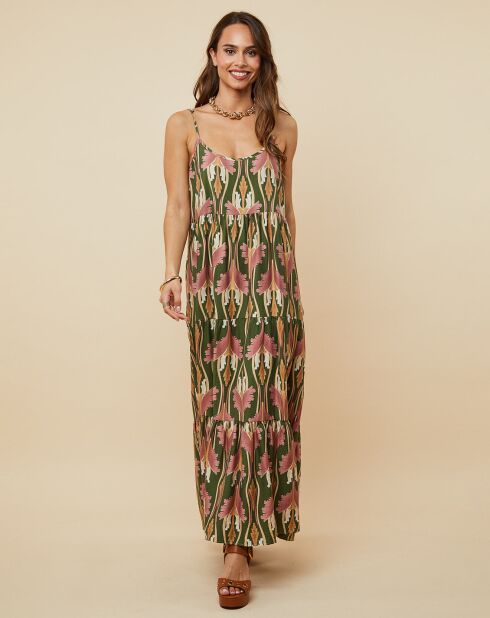 Robe Louane vert kaki