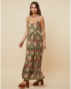 Robe Louane vert kaki