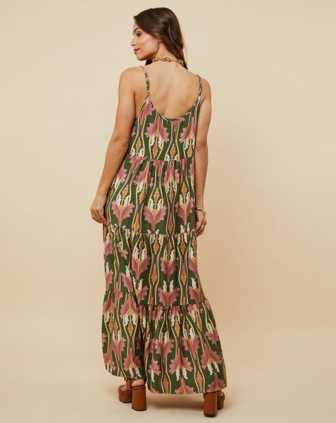 Robe Louane vert kaki