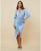 Robe Ludivine bleu ciel