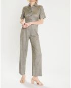 Combinaison lurex Eliza argentée
