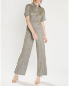 Combinaison lurex Eliza argentée