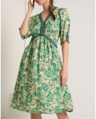 Robe Iris verte